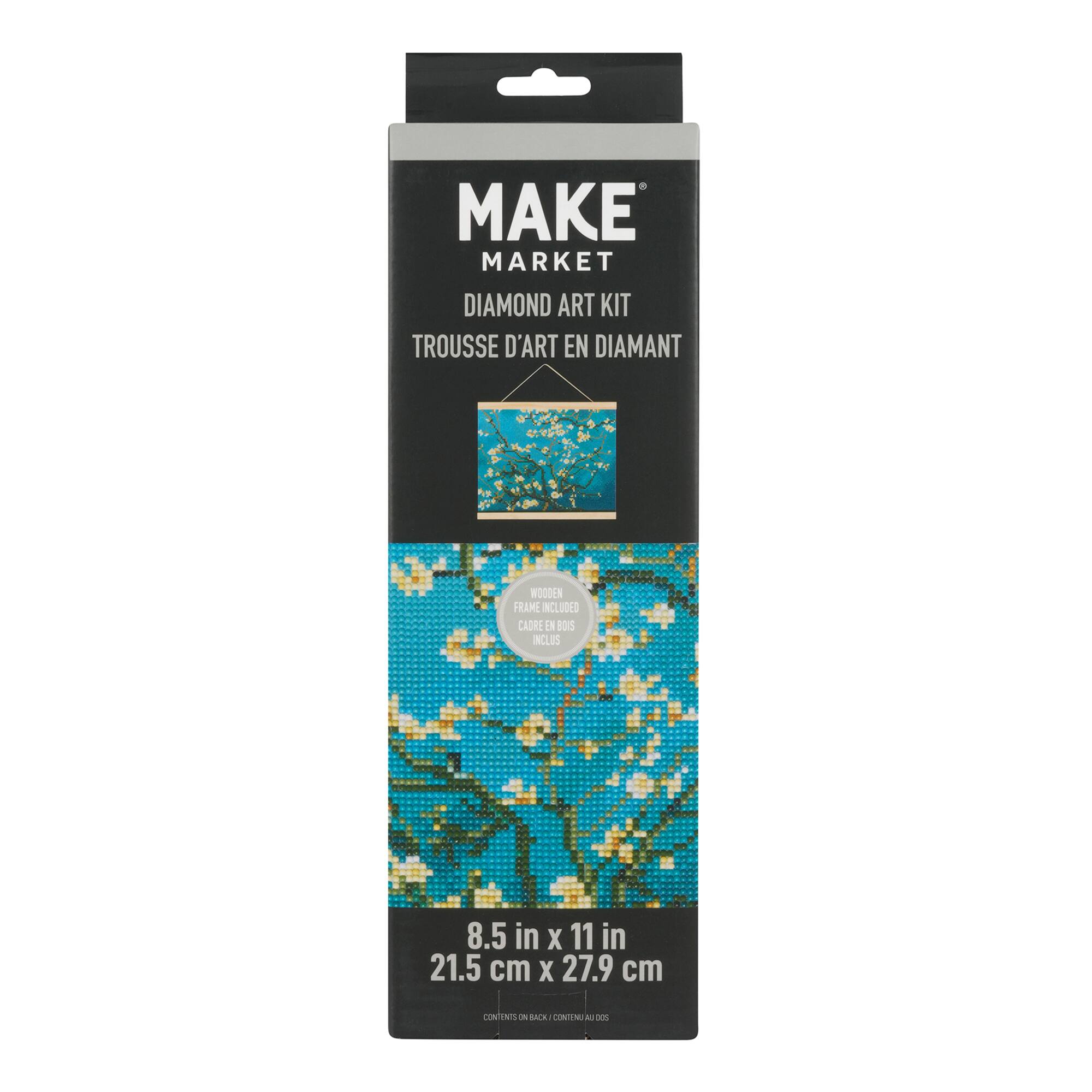 Almond Blossom with Frame Diamond Art Kit by Make Market®